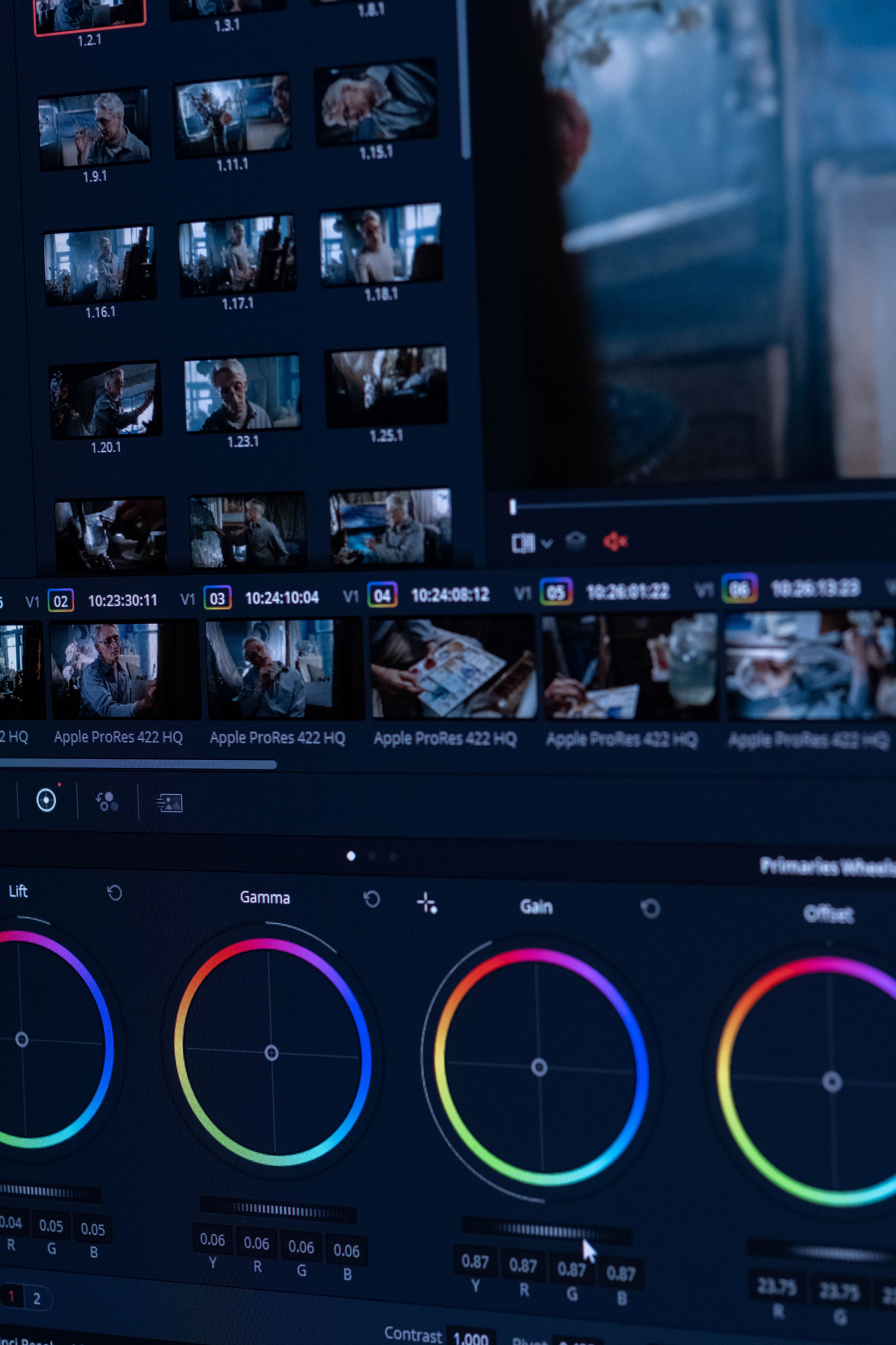 Color grading e motion design para produtos SaaS