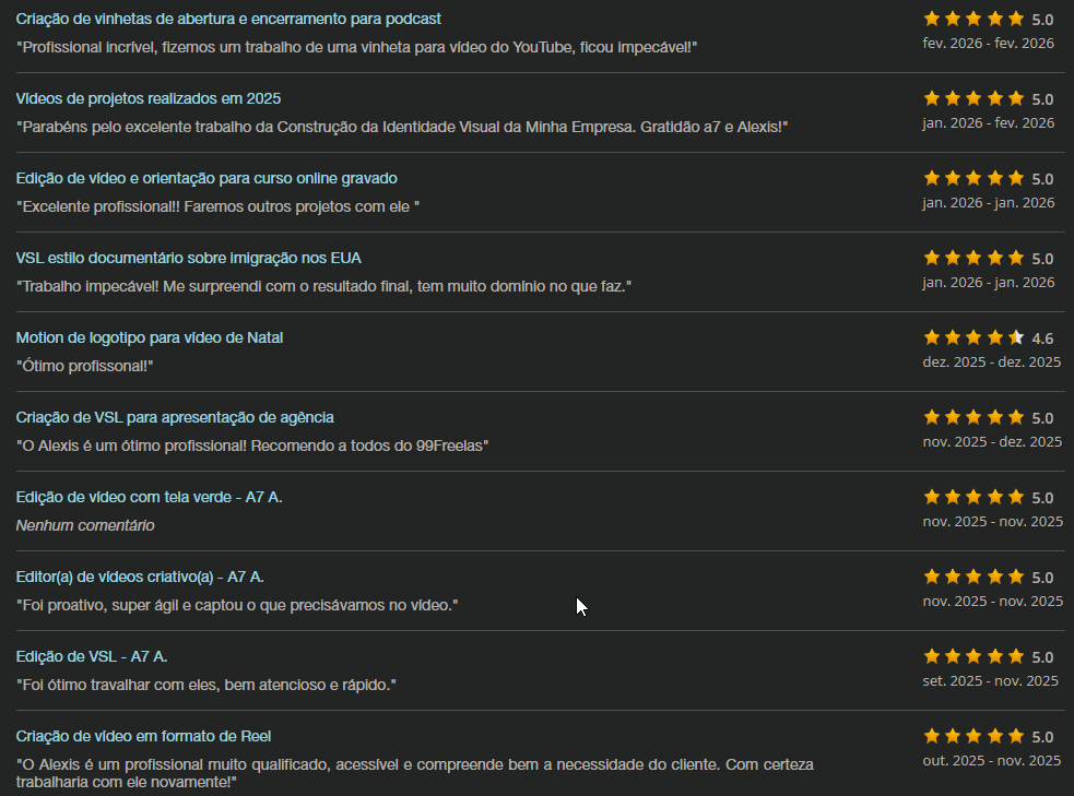 Avaliação verificada 3