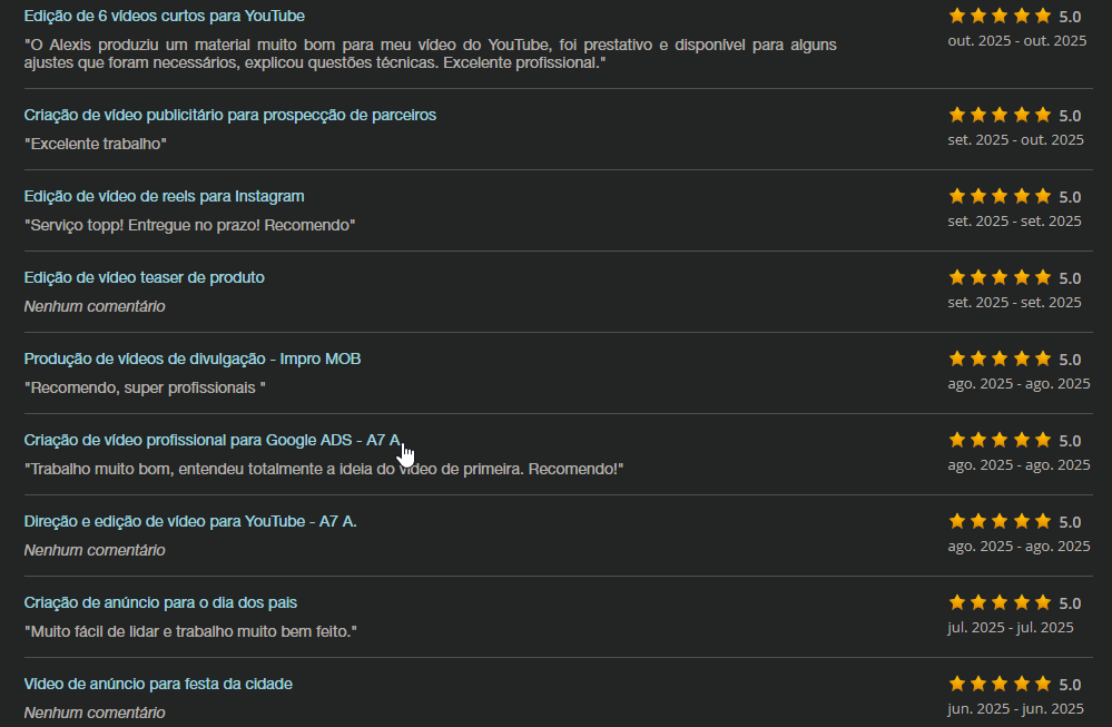 Avaliação verificada 1